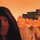 Part of the cover for The Lady of Caladan, the second novel in the latest Dune trilogy.